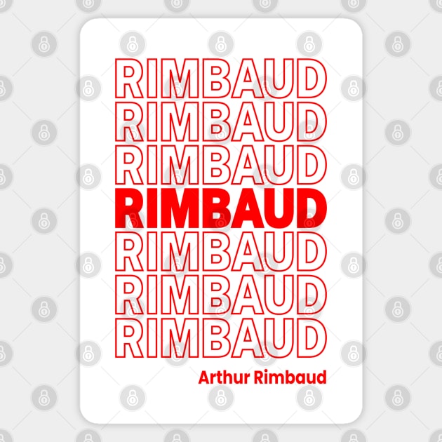 Arthur Rimbaud Thank You Magnet by Popular Objects™